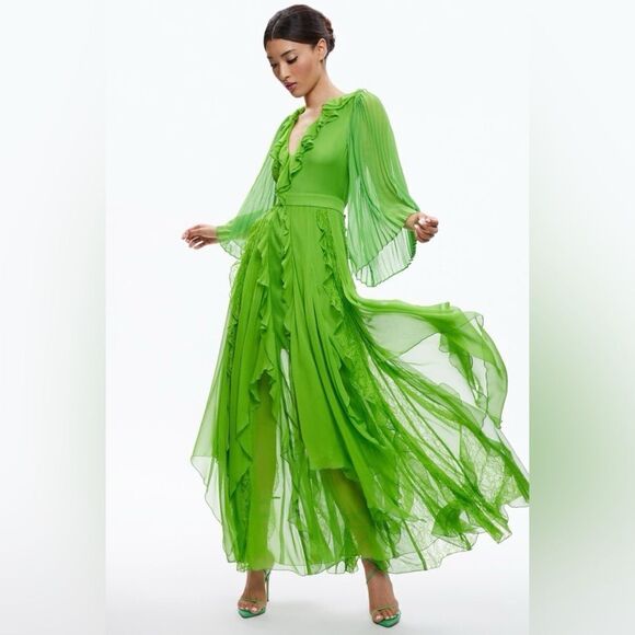 Alice + Olivia Dresses & Skirts - ALICE + OLIVIA
Day Sunburst Sleeve Maxi Dress/ size 2